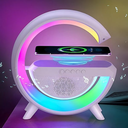 Wireless Charger BT Speaker Lamp