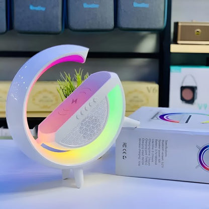 Wireless Charger BT Speaker Lamp